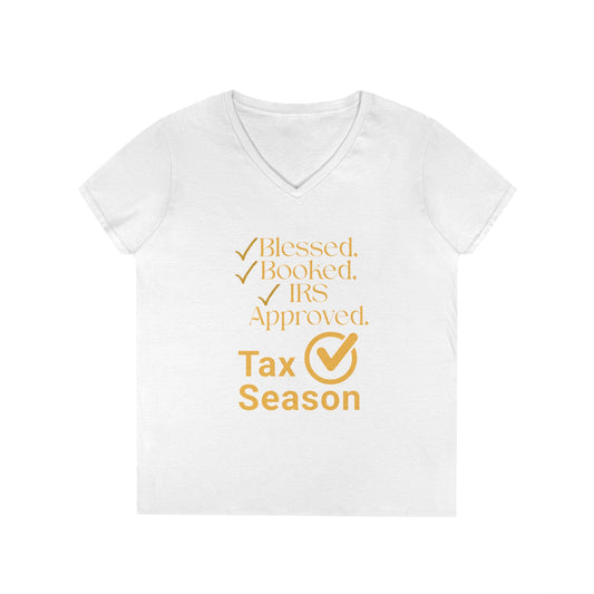 Tax Season V-Neck Tee