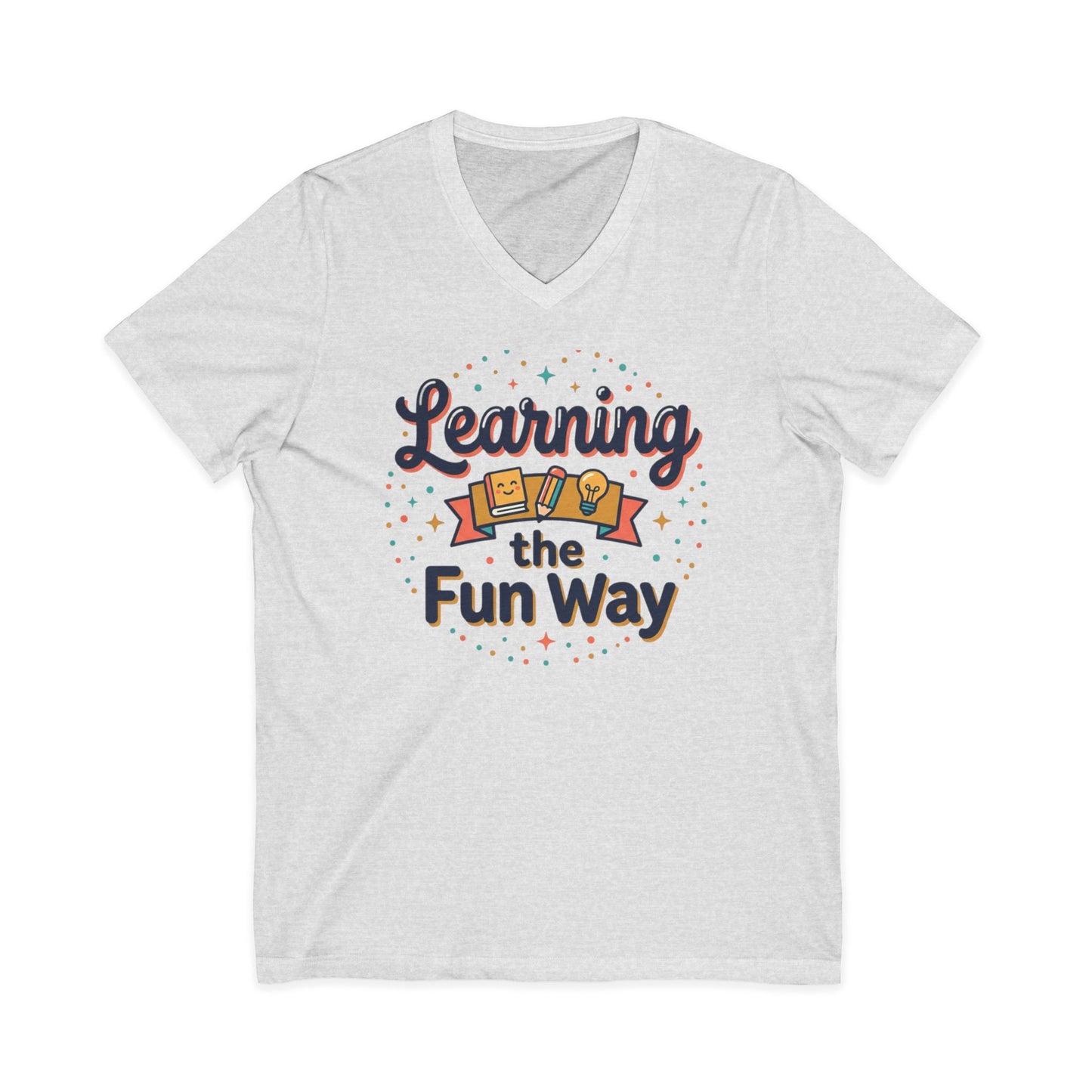 Learning the Fun Way V-Neck Tee