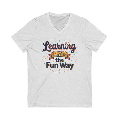 Learning the Fun Way V-Neck Tee