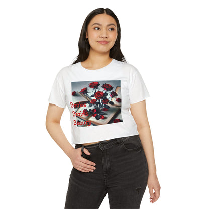 Crop Top - Books Brains & Beauty