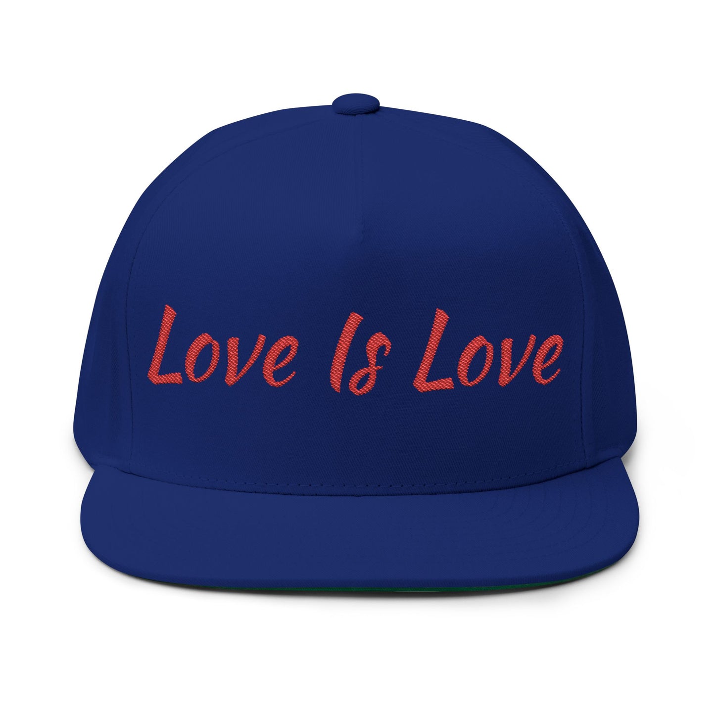 Love Is Love Flat Bill Cap