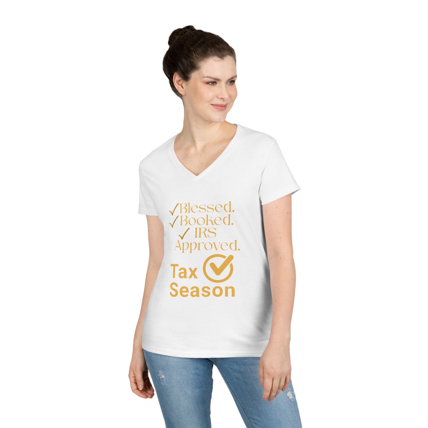 Tax Season V-Neck Tee
