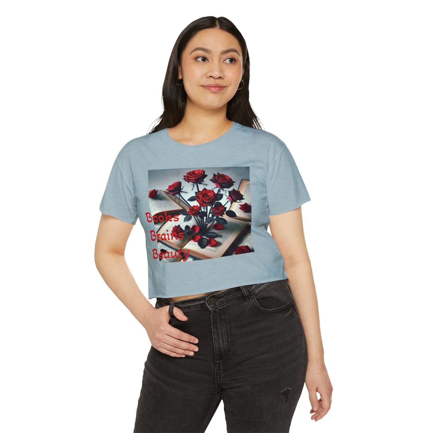 Crop Top - Books Brains & Beauty