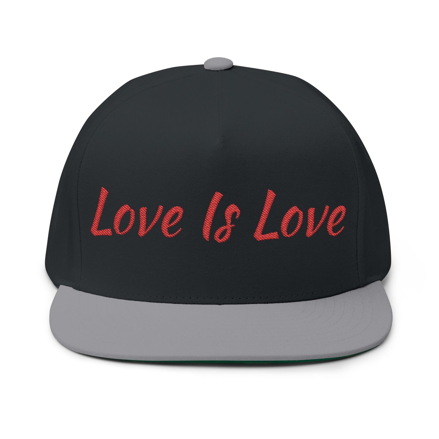 Love Is Love Flat Bill Cap