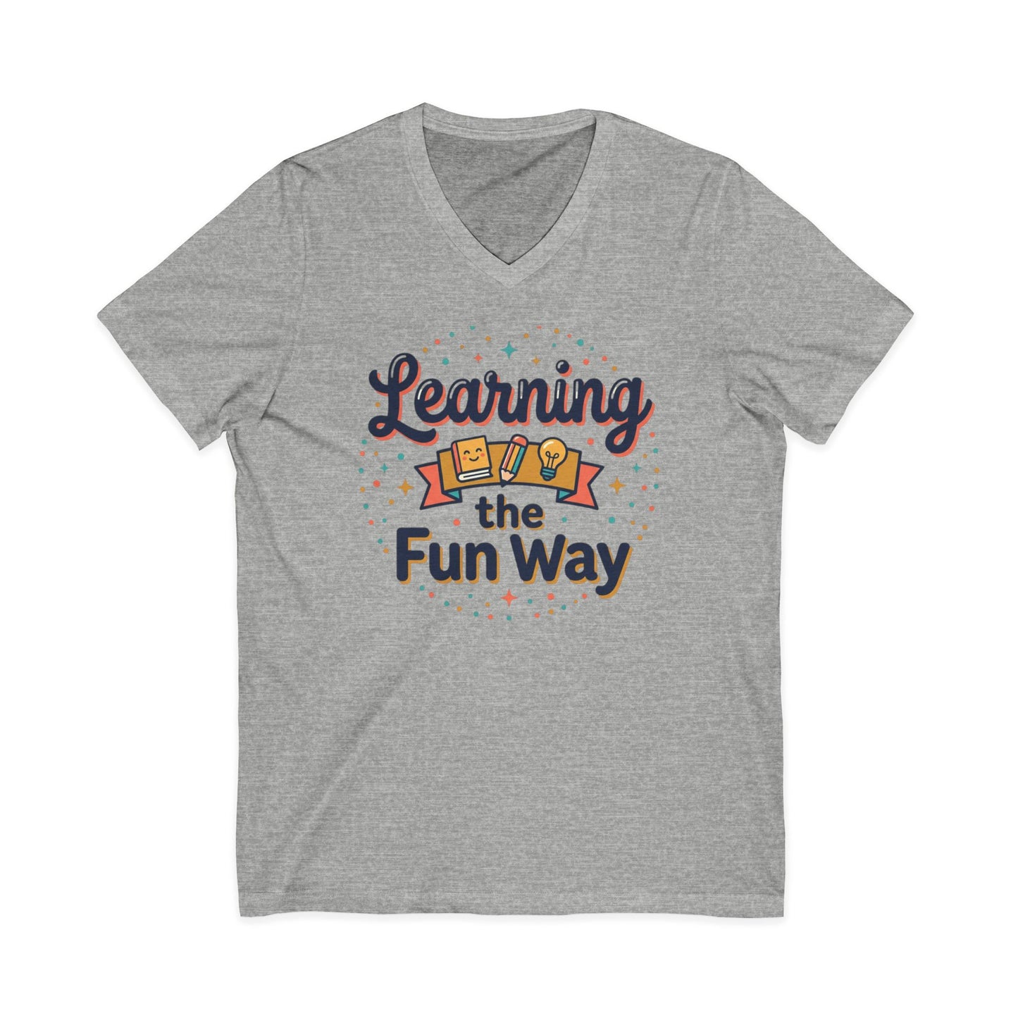Learning the Fun Way V-Neck Tee