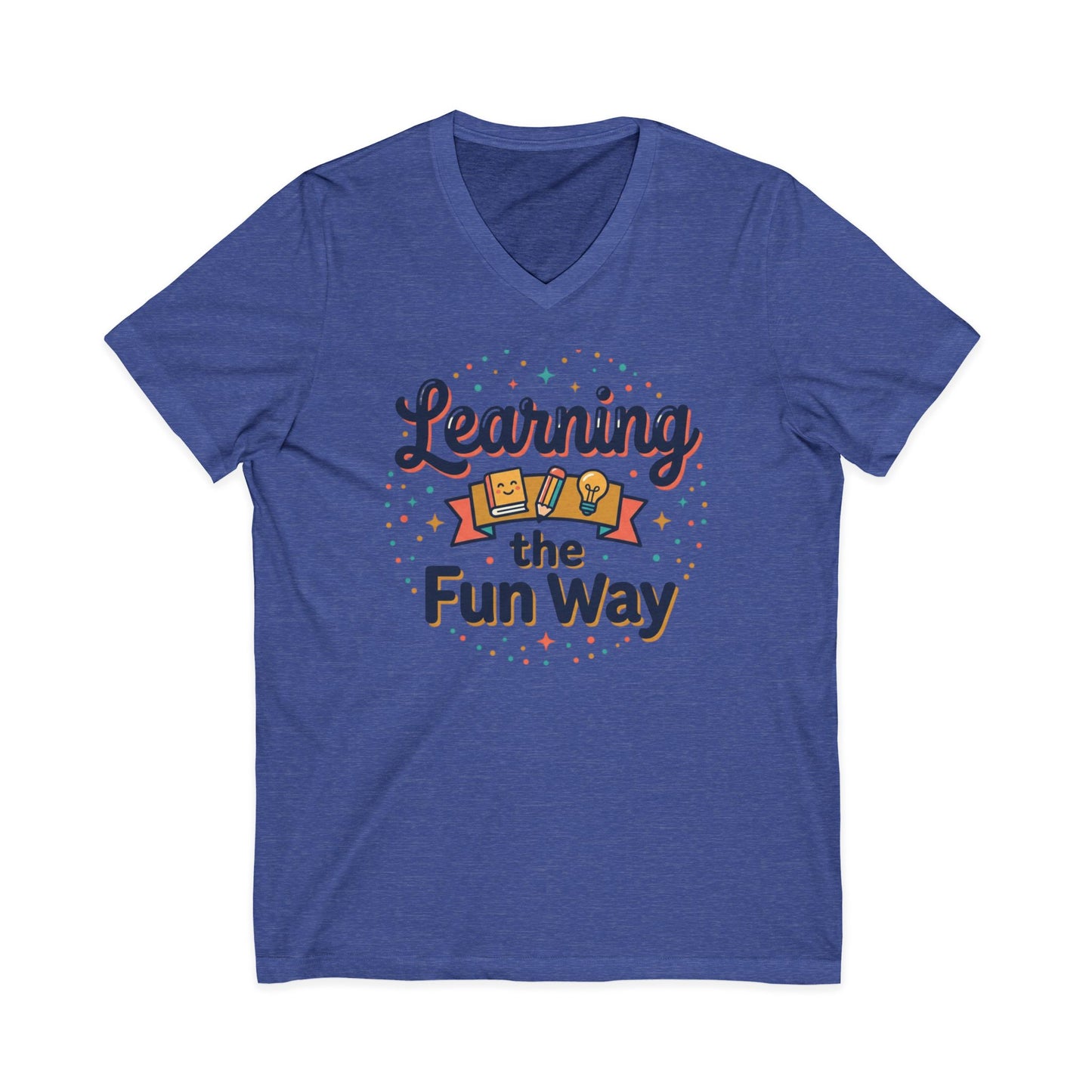 Learning the Fun Way V-Neck Tee