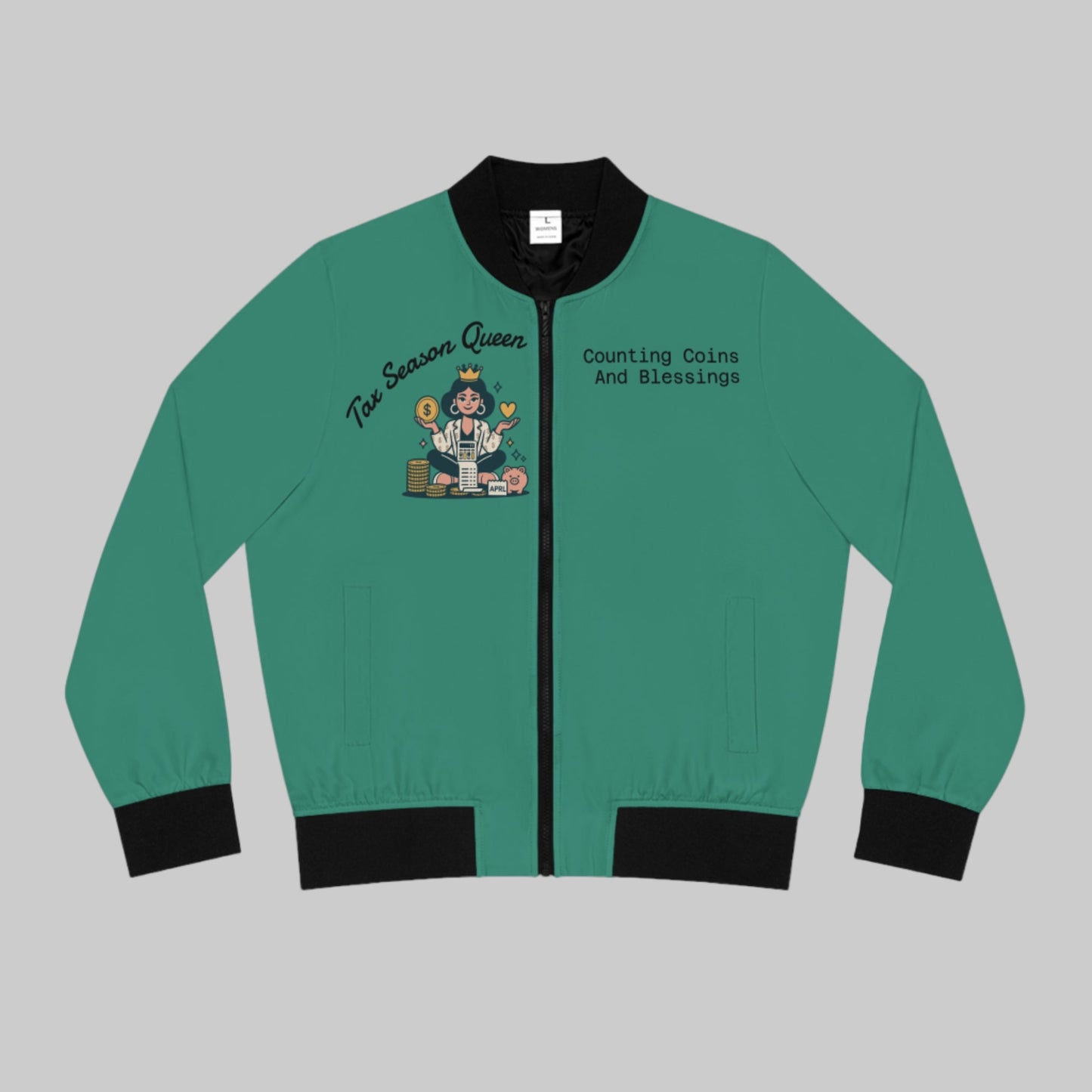 Tax Season Queen Bomber Jacket