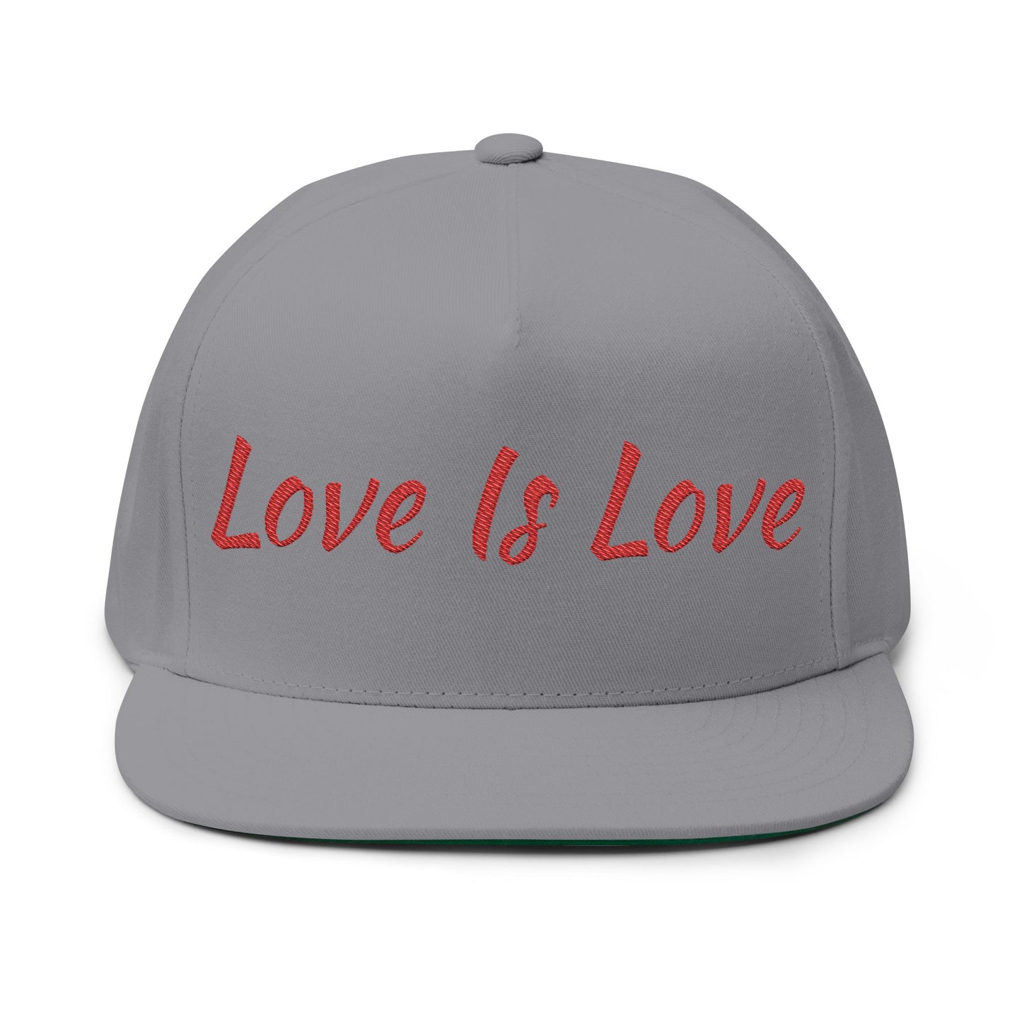 Love Is Love Flat Bill Cap