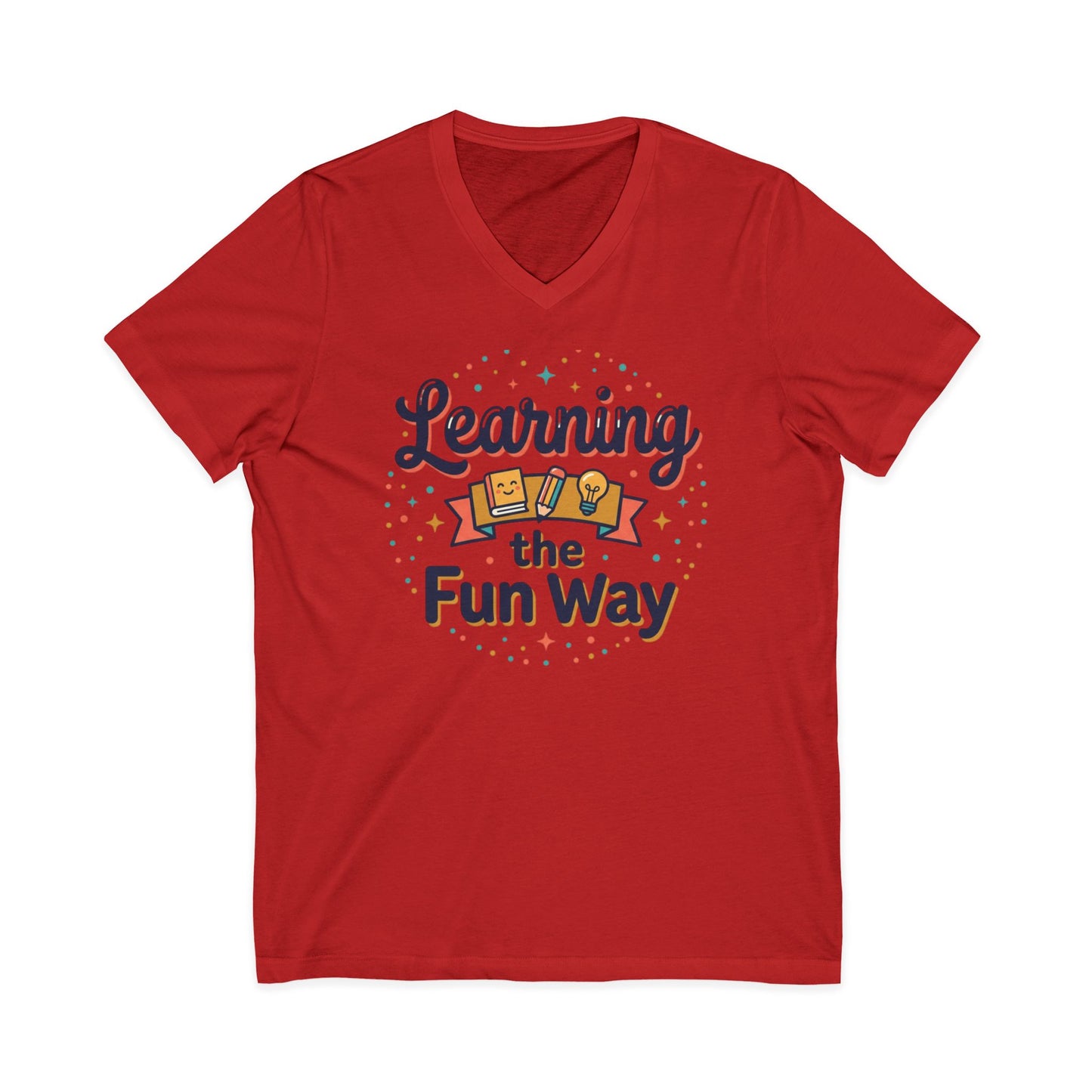 Learning the Fun Way V-Neck Tee