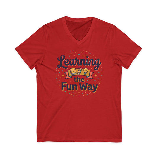 Learning the Fun Way V-Neck Tee