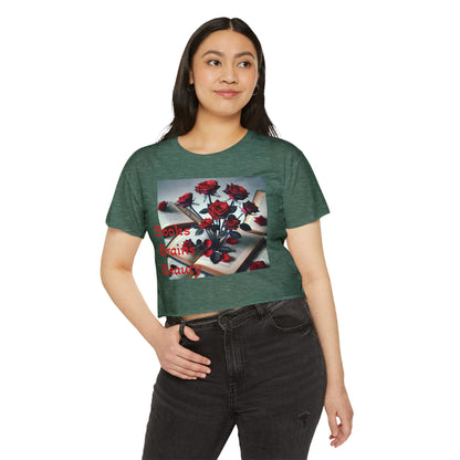 Crop Top - Books Brains & Beauty