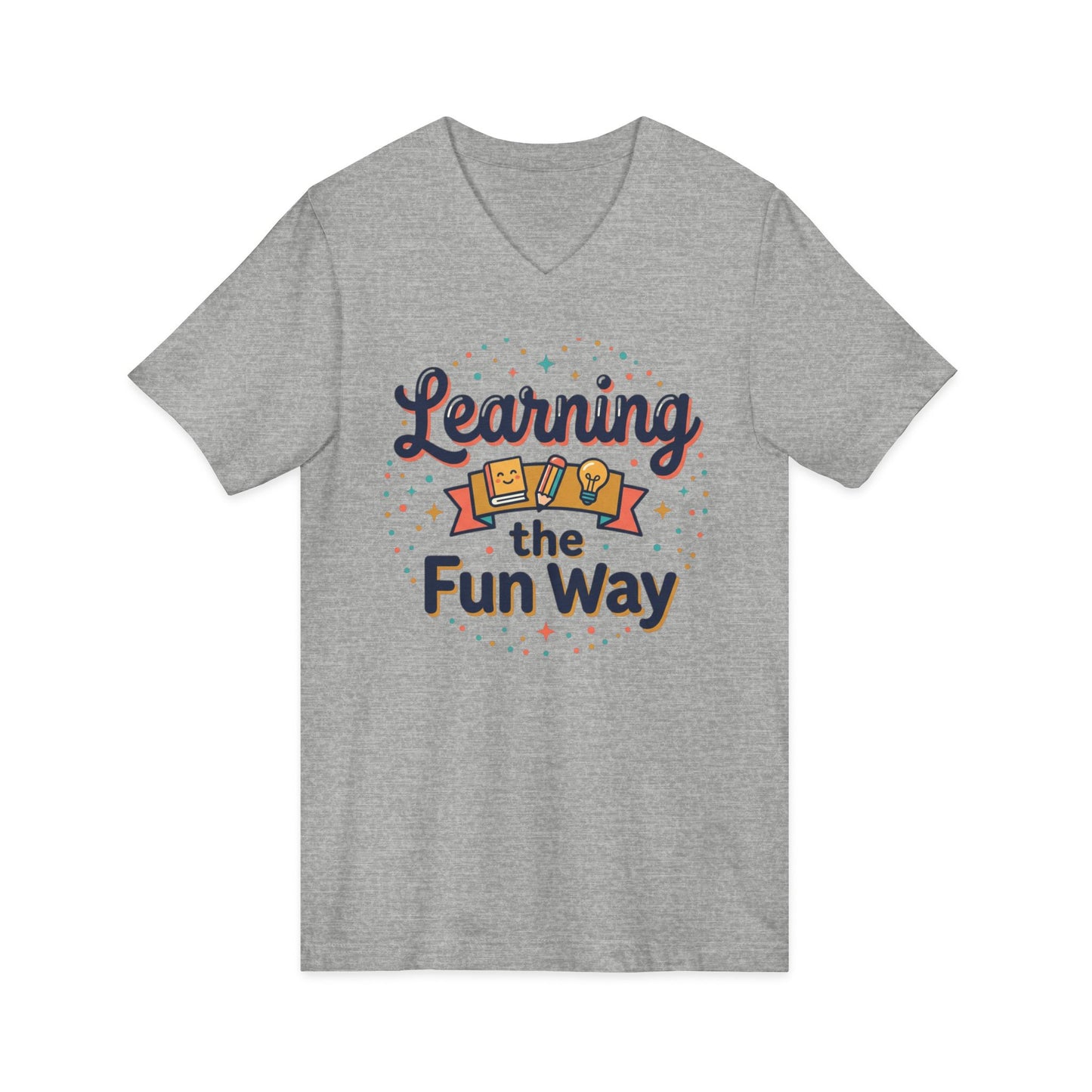 Learning the Fun Way V-Neck Tee