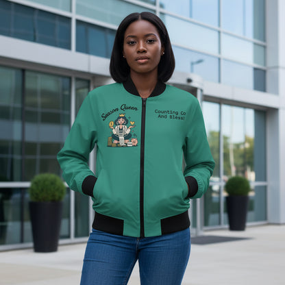 Tax Season Queen Bomber Jacket