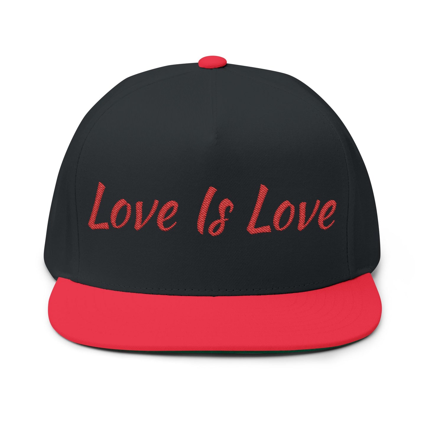 Love Is Love Flat Bill Cap