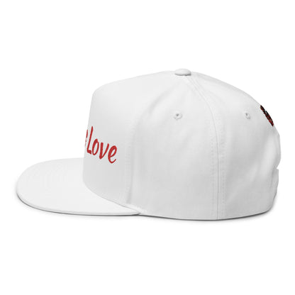 Love Is Love Flat Bill Cap
