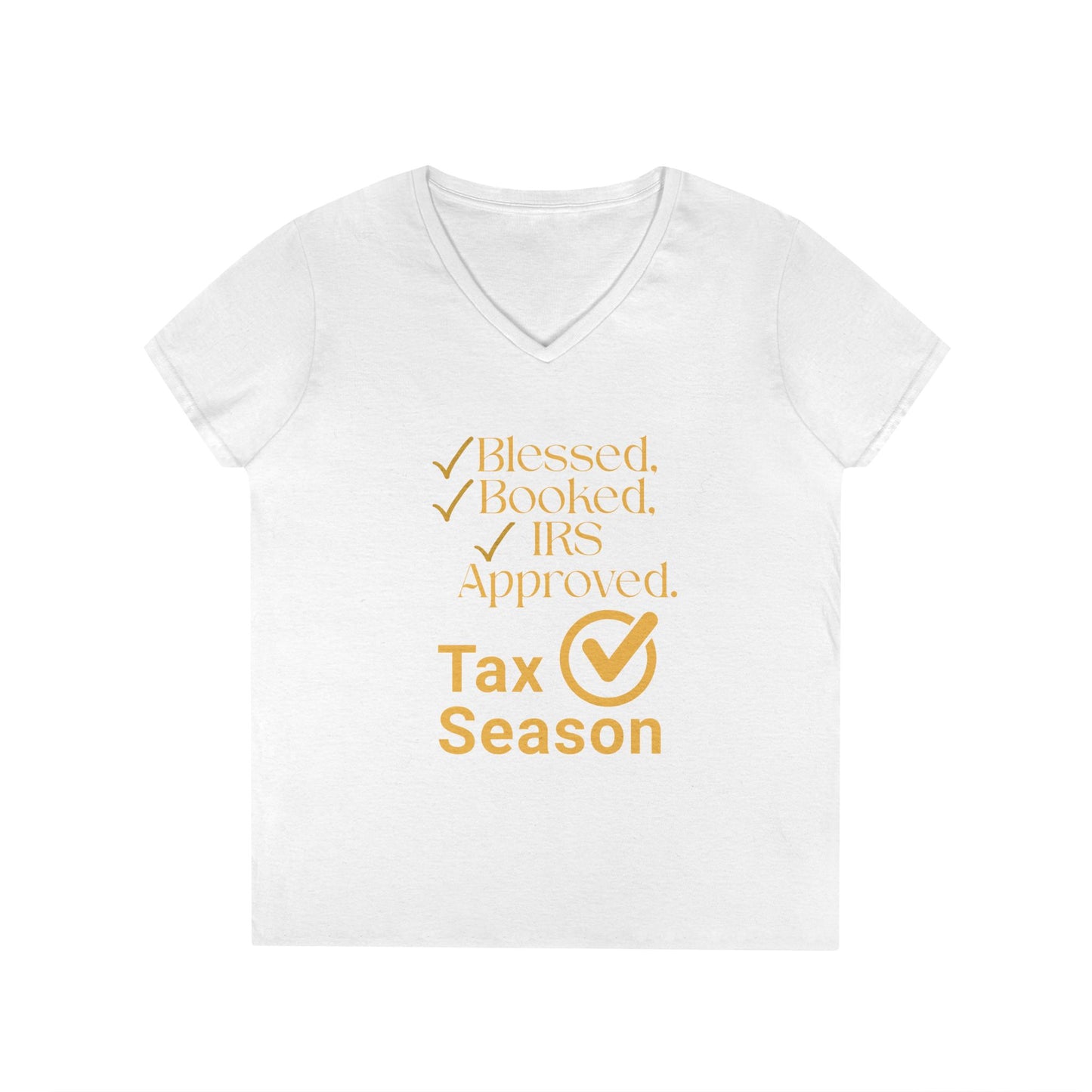 Tax Season V-Neck Tee
