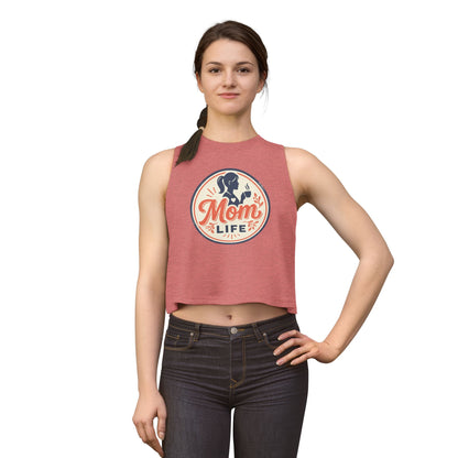 Mom Life Crop Tank