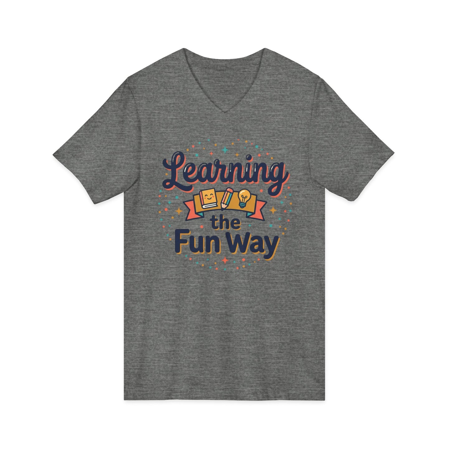 Learning the Fun Way V-Neck Tee
