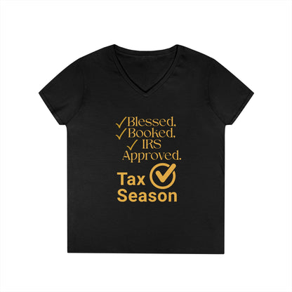 Tax Season V-Neck Tee