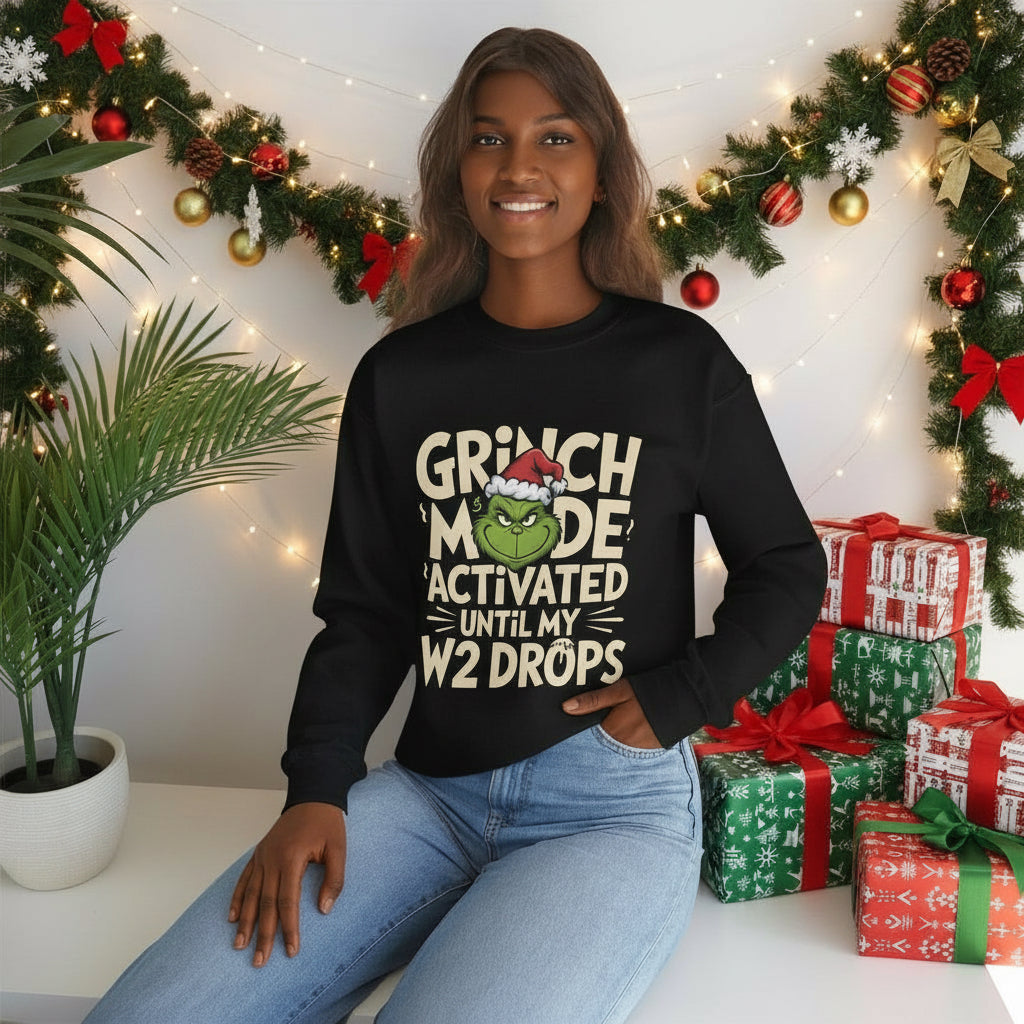 Grinch Mode Activated Sweatshirt