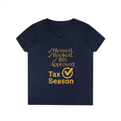 Tax Season V-Neck Tee