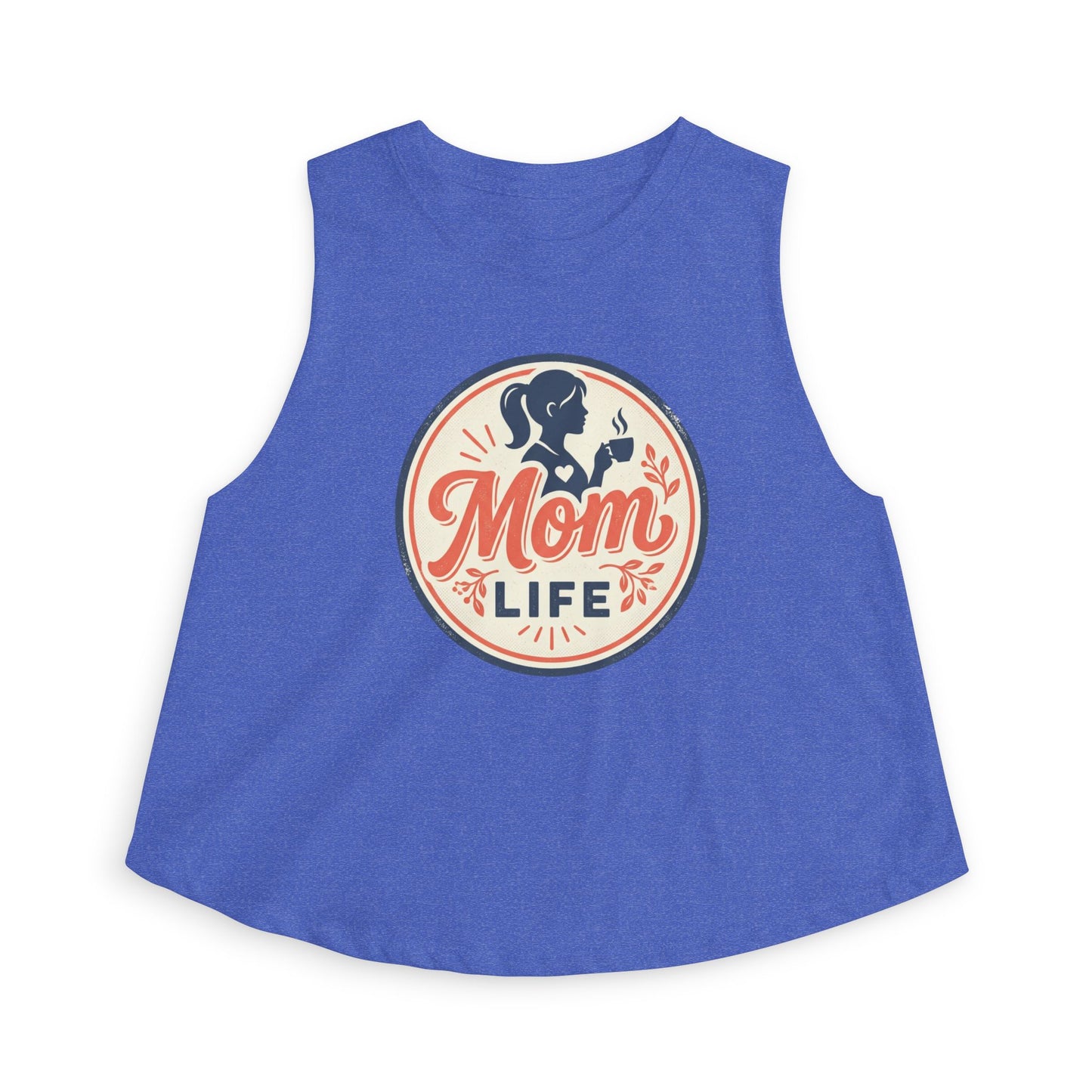 Mom Life Crop Tank