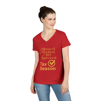 Tax Season V-Neck Tee
