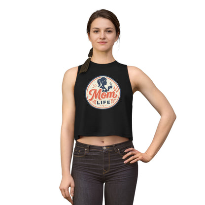 Mom Life Crop Tank