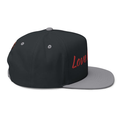 Love Is Love Flat Bill Cap