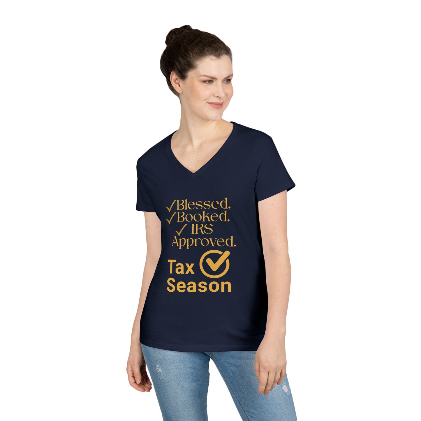 Tax Season V-Neck Tee
