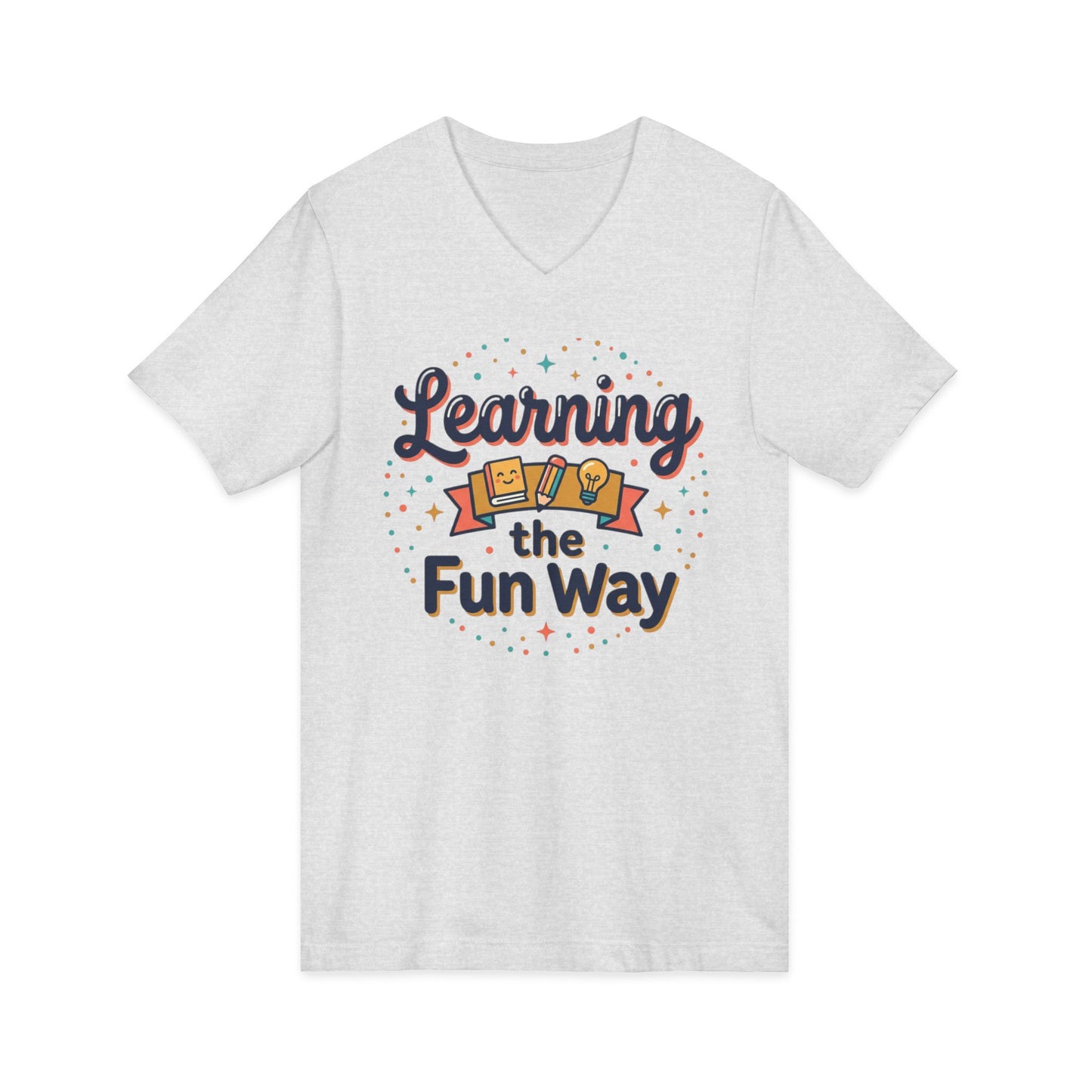 Learning the Fun Way V-Neck Tee