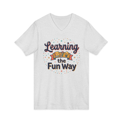 Learning the Fun Way V-Neck Tee