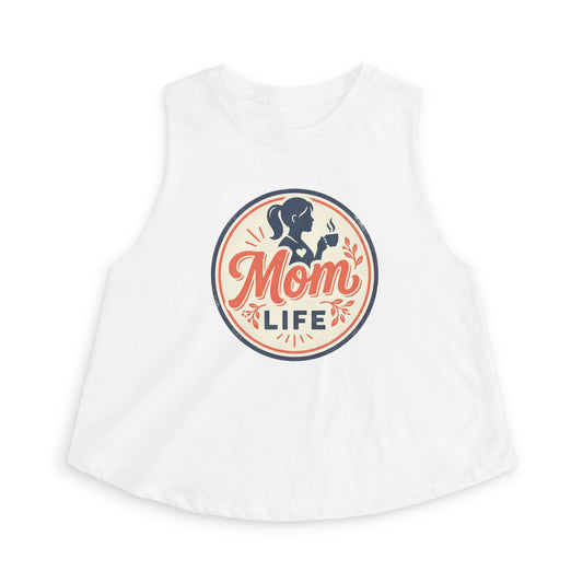 Mom Life Crop Tank