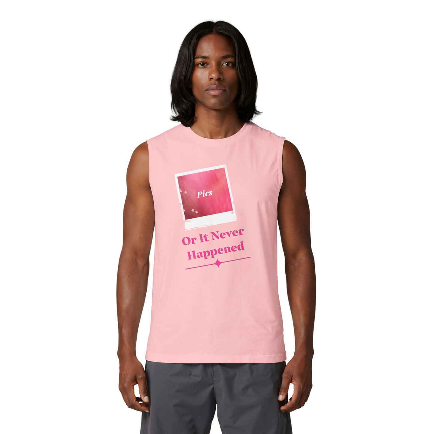 "Pics or It Never Happened" Retro Polaroid Tank