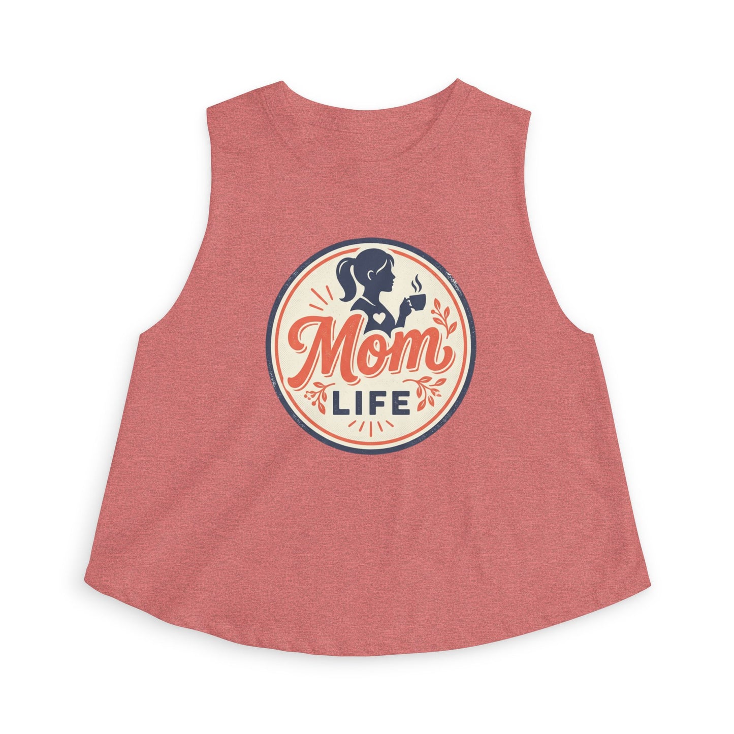 Mom Life Crop Tank
