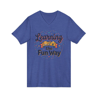 Learning the Fun Way V-Neck Tee