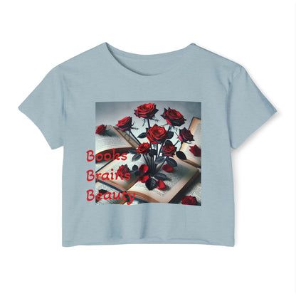 Crop Top - Books Brains & Beauty