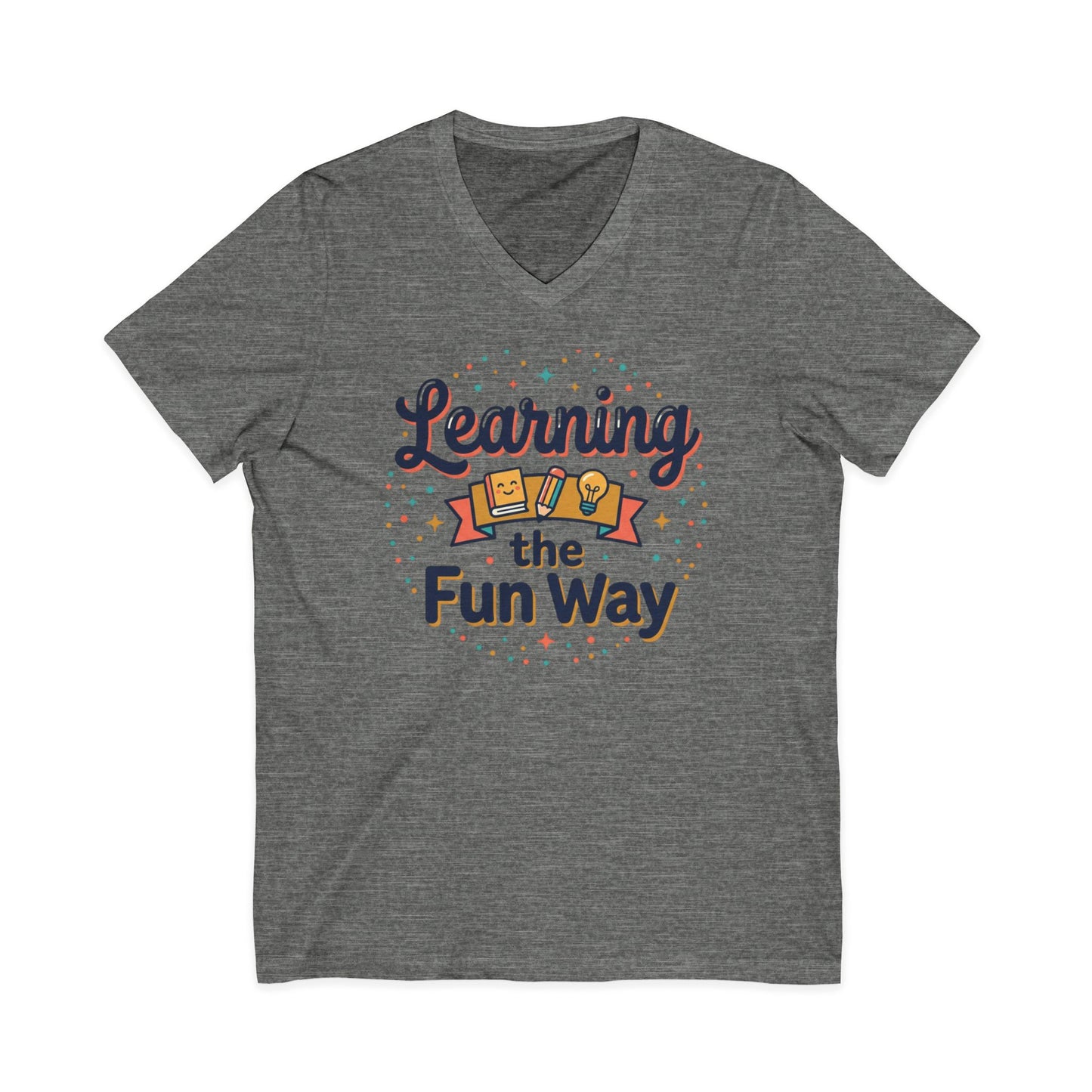 Learning the Fun Way V-Neck Tee