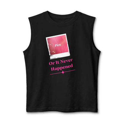 "Pics or It Never Happened" Retro Polaroid Tank