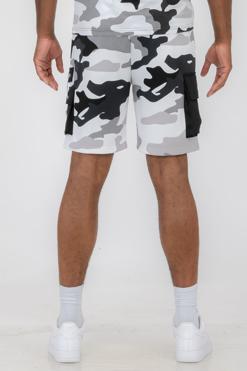 Full Camo Toggle Shorts