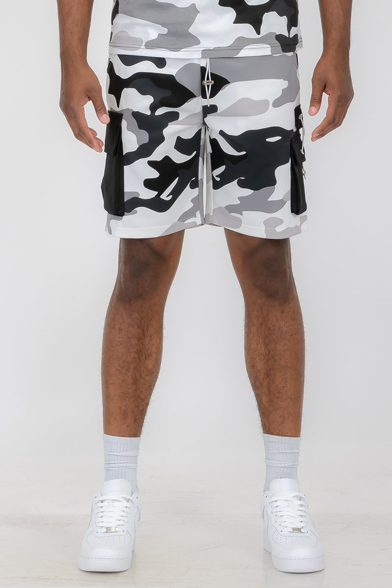 Full Camo Toggle Shorts