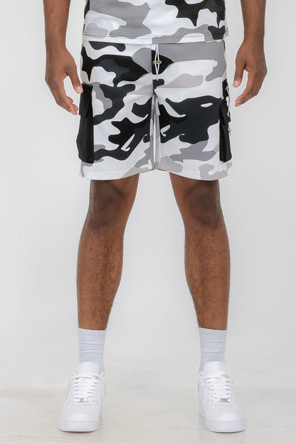 Full Camo Toggle Shorts