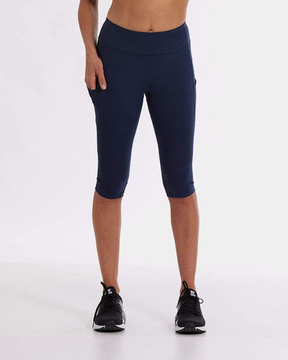 Mid-Rise Pocketed Crop Legging – Night Swim Navy (XS)