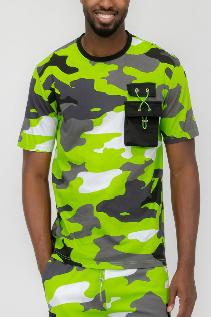 Full Camo Toggle Tshirt