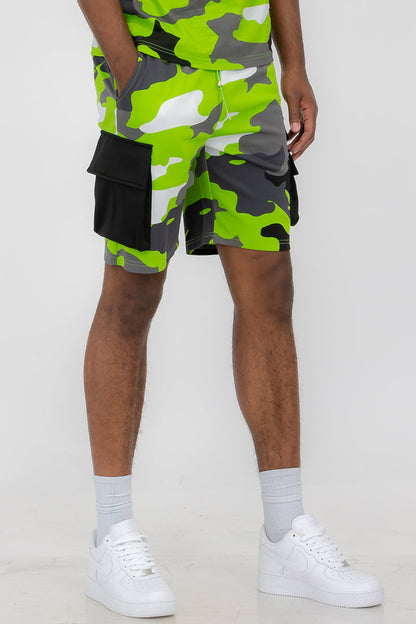 Full Camo Toggle Shorts
