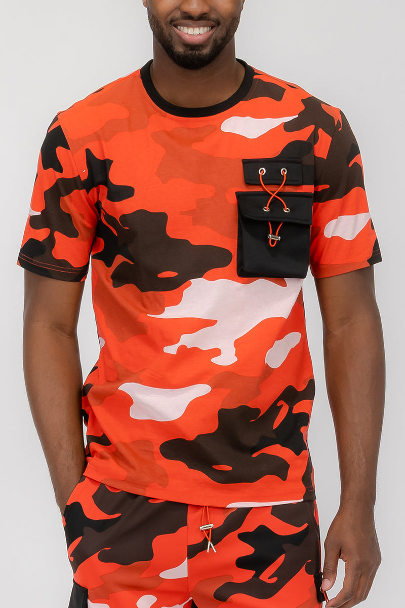 Full Camo Toggle Tshirt