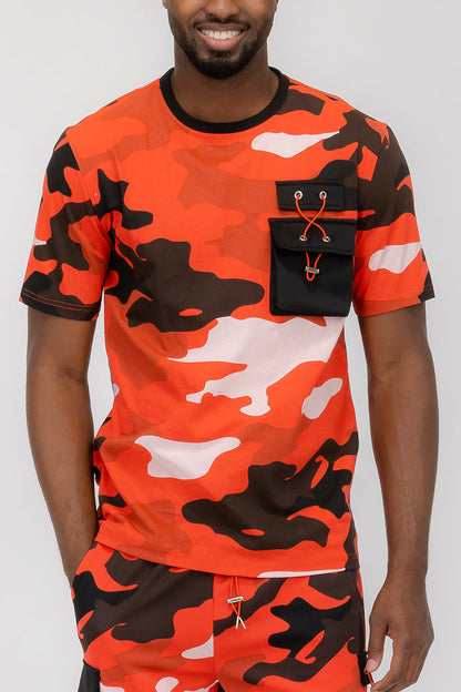 Full Camo Toggle Tshirt