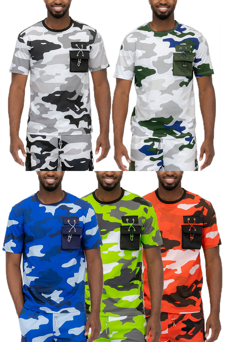 Full Camo Toggle Tshirt
