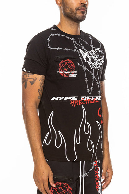 Hype Official Print Tshirt